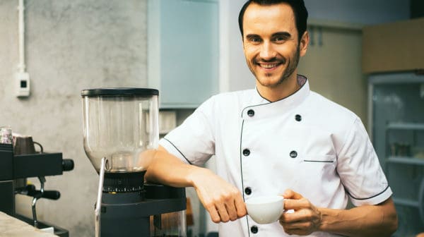 Feature | Chef holding white tea cup | Hey Alexa, Get These 21 Kitchen Appliances On Amazon