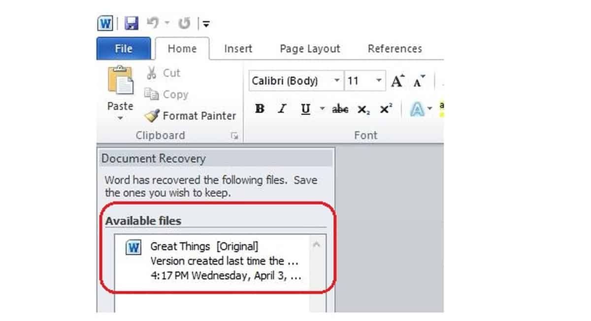 Document Recovery | How To Recover Unsaved Word Documents On Your Computer