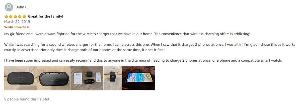 John C. Review CHOETECH Dual Wireless Charger wireless charging pad | CHOETECH Qi Fast Dual Wireless Charging Pad | Product Review