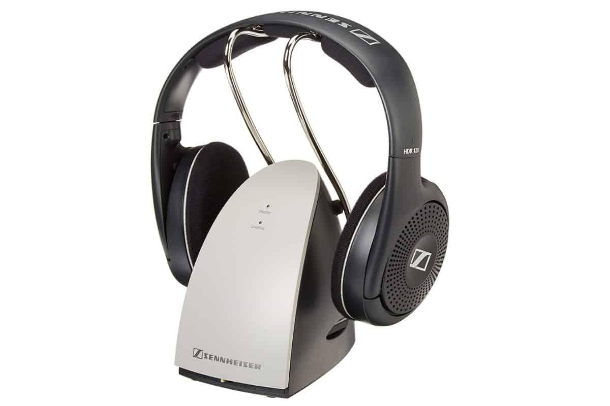 Sennheiser RS120 On-Ear Wireless RF Headphones with Charging Cradle | Top Reviewed Wireless Headphones on Amazon