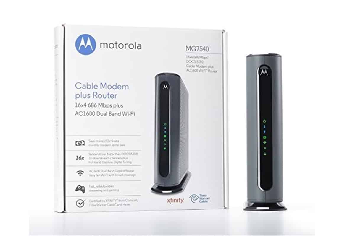 Motorola MG7540 AC Dual-Band Wi-Fi Router with 6x4 Modem | Xfinity Compatible Modems You Can Buy On Amazon