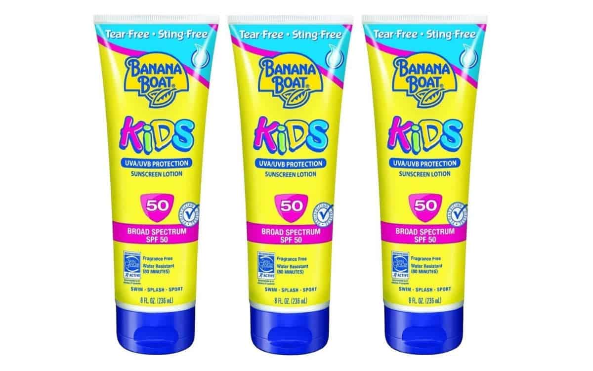 Banana Boat Kids Tear Sunscreen Lotion SPF 50 | Best Kid's Camping Gear on Amazon (A Great Invest For Summer!)