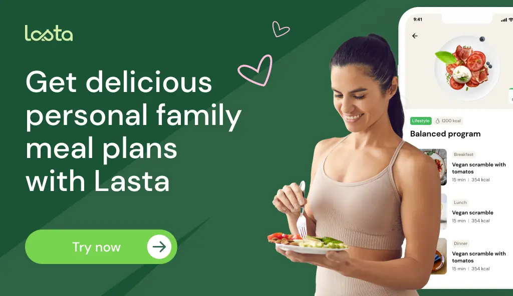 Get delicious personal family meal plans with Lasta