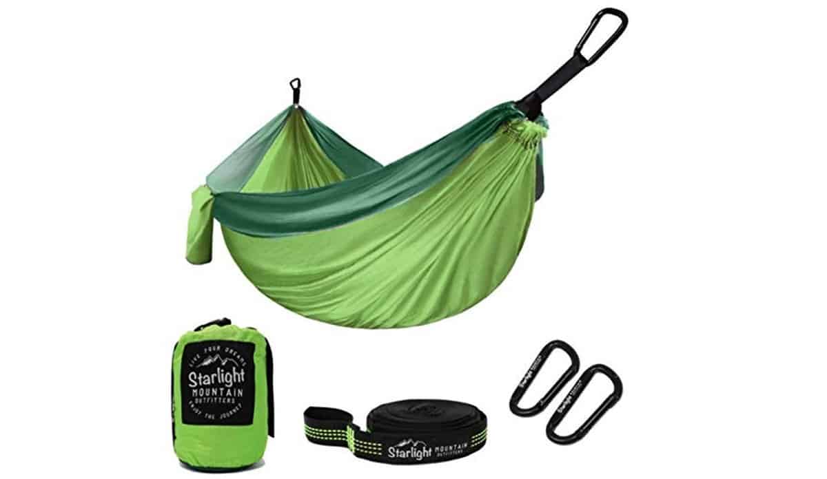 Starlight Mountain Outfitters Single Double Hammock | Outdoor Survival Gear And Gadgets on Amazon Under $100