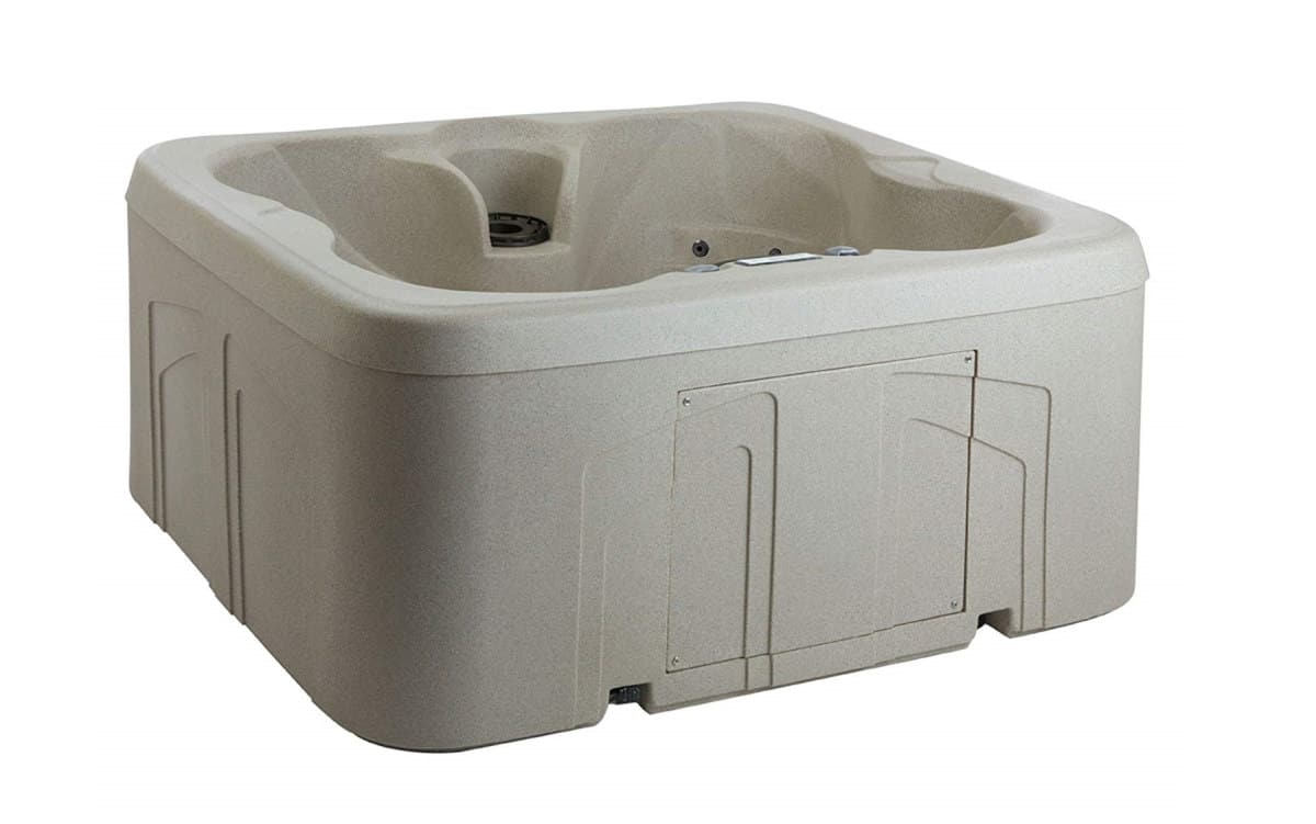 Lifesmart Rock Solid Simplicity Plug and Play 4 Person Hot Tub Spa | Best Amazon Outdoor Hot Tub | outdoor hot tub cost