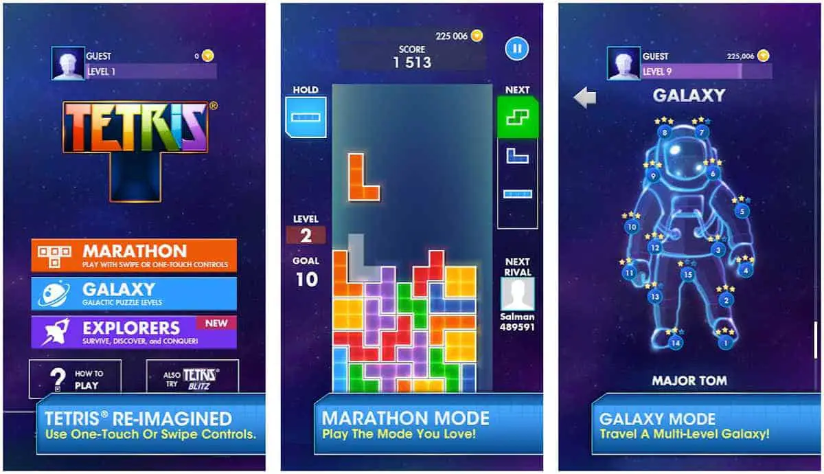 TETRIS | Top Tablet Games For Seniors and The Elderly | best tablet games for seniors