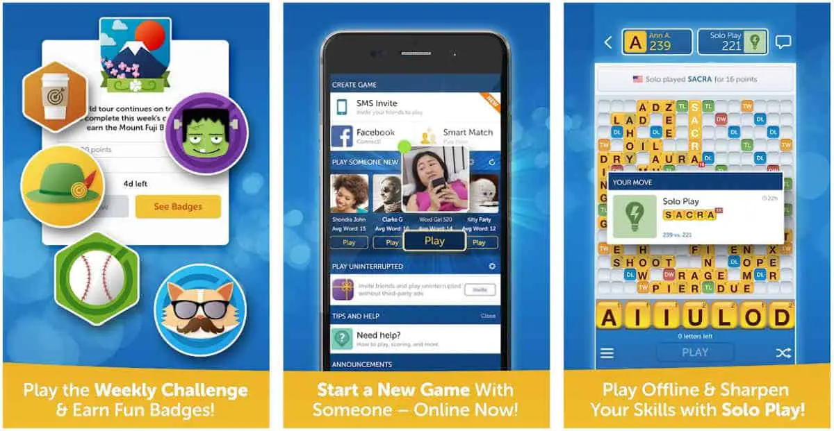 Words With Friends | Top Tablet Games For Seniors and The Elderly | games for seniors