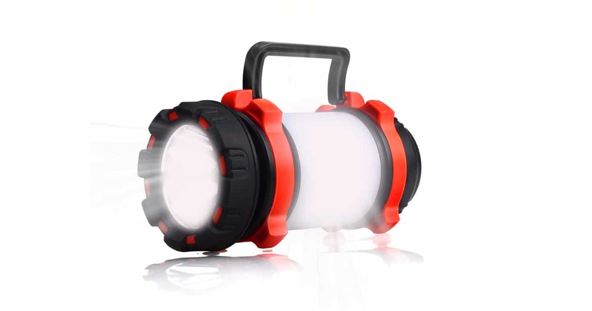 LED Rechargeable Lantern V3 with Flashlight & Emergency Beacons - HeroBeam