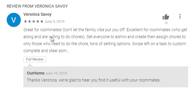 Veronica Savoy, June 10, 2019, Android app