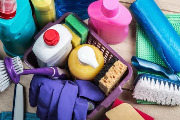 Cleaning supplies and detergent