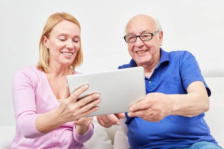 Seniors stay connected with video chat