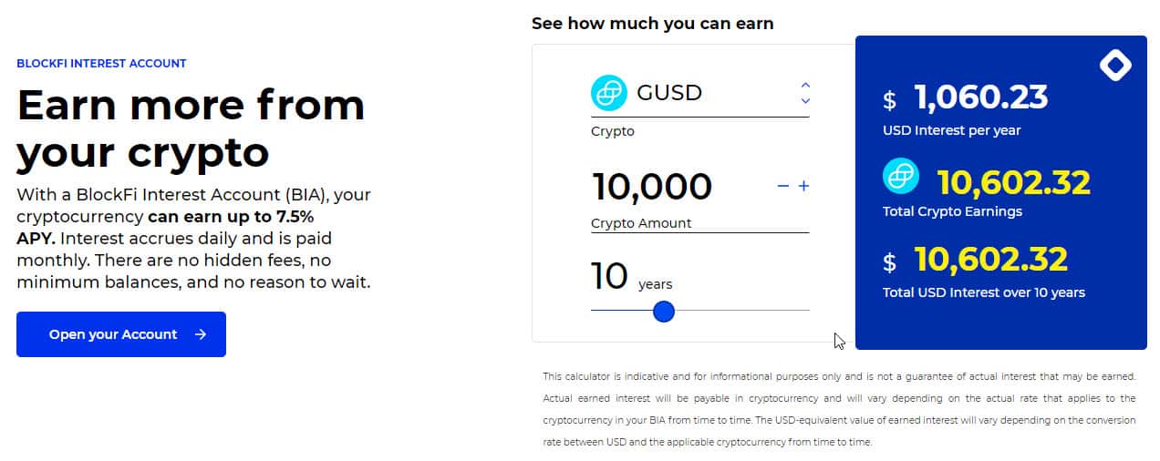 BlockFi - Earn more from your crypto