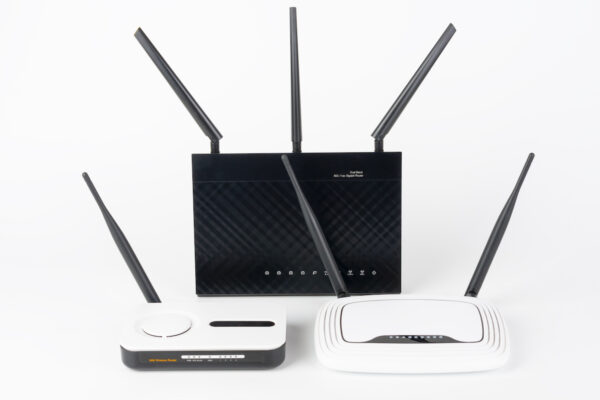 Three Wi-Fi routers