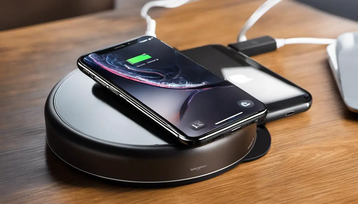 Image of wireless charging devices demonstrating efficiency, durability, and mobility.